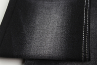 356gsm 10.5Oz 스트레치 데님 패브릭 블랙 색상 3/1 오른손 능직물