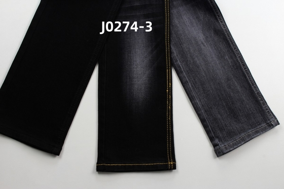 10 Oz Warp Slub High Stretch Black Backside 직사된 젠스 천