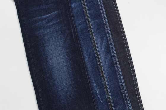 뜨거운 판매 및 도매 어두운 파란색 crosshatch slub 젠스 직물