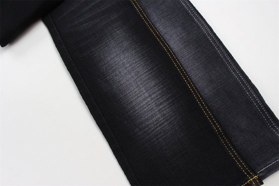 11.5 Oz Cross Slub Black Backside Denim Fabric For Man Jeans 인도 시장 스타일 중국 광둥의 공장