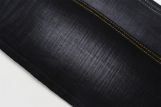 11.5 Oz Cross Slub Black Backside Denim Fabric For Man Jeans 인도 시장 스타일 중국 광둥의 공장