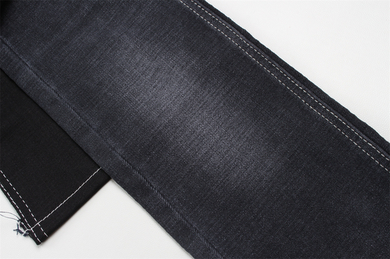 11.5 Oz Cross Slub Black Backside Denim Fabric For Man Jeans 인도 시장 스타일 중국 광둥의 공장