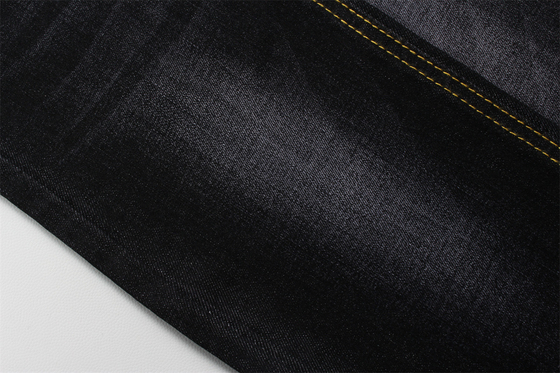 11 Oz Warp Slub Black Denim Fabric For Man High Stretch Jeans 인도 시장 스타일 뜨거운 판매