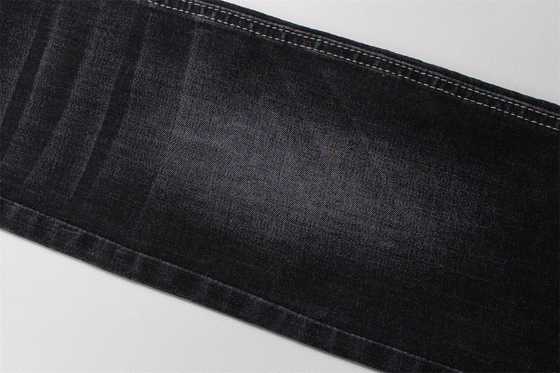 11 Oz Warp Slub Black Denim Fabric For Man High Stretch Jeans 인도 시장 스타일 뜨거운 판매