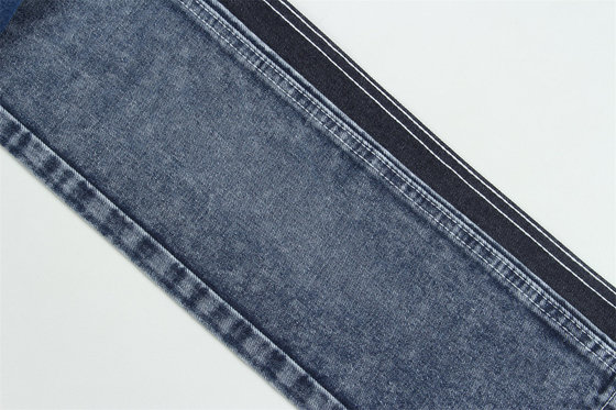 12.1 Oz 우측 3x1 울타리를 만들고 풍부한 표면 질감 솜 폴리에스터 스판덱스 섬유 청바지 TR 젠임 천
