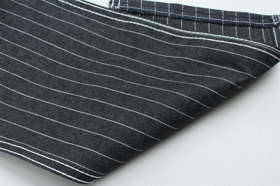 7 Onces 100% Cotton Stripe Denim Jeans Fabric For Shirts