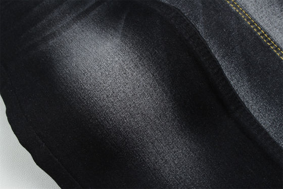 풀 라이크라 사틴 직물 블랙 블랙 하이 스트레치 젠임 천