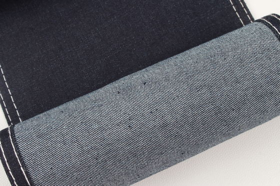 남미에 청바지를위한 수퍼 솜 폴리에스터 스판덱스 슬럽 스트레치 젠임 천