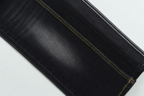 어린이 및 여성 청바지를 위한 짙은 검정색 하이 스트레치 슬럽 데님 원단