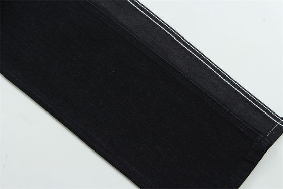 어린이 및 여성 청바지를 위한 짙은 검정색 하이 스트레치 슬럽 데님 원단