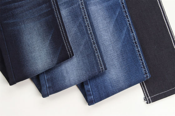 Full Lycra Lyocell Material Cotton Polyester Rayon Spandex Slub Stretch Denim Fabric For Jeans
