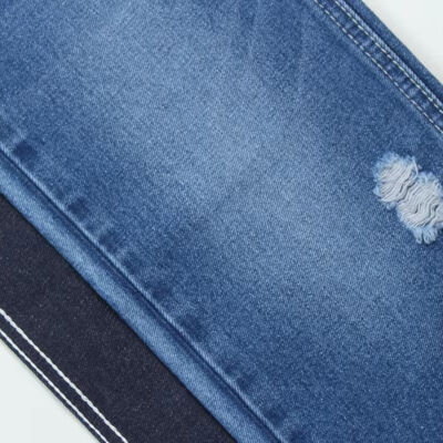 2025 핫 판매 100% 면밀 젠임 천 10.2 온스 좋은 가격으로 남자 친구 스타일 청바지