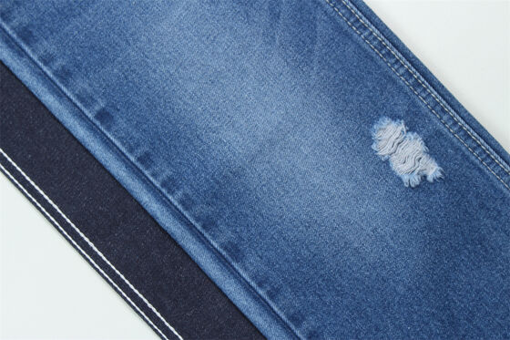 2025 핫 판매 100% 면밀 젠임 천 10.2 온스 좋은 가격으로 남자 친구 스타일 청바지