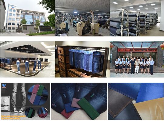 2025 핫 판매 100% 면밀 젠임 천 10.2 온스 좋은 가격으로 남자 친구 스타일 청바지