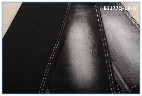 9.5 항공 회사 코드 설퍼블랙 날것 데님 직물