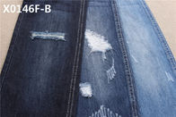9.1 남자 친구 스타일 진을 위한 100개 면 데님 직물을 디사이징하는 항공 회사 코드 다크 블루