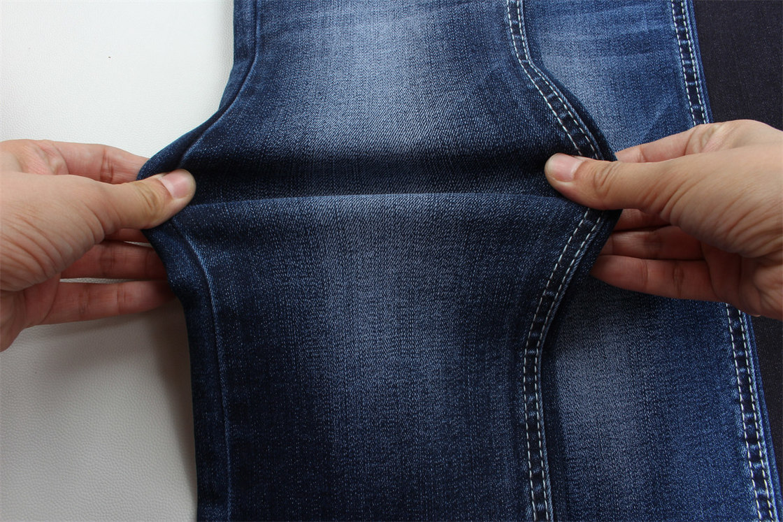 Full Lycra Lyocell Material Cotton Polyester Rayon Spandex Slub Stretch Denim Fabric For Jeans