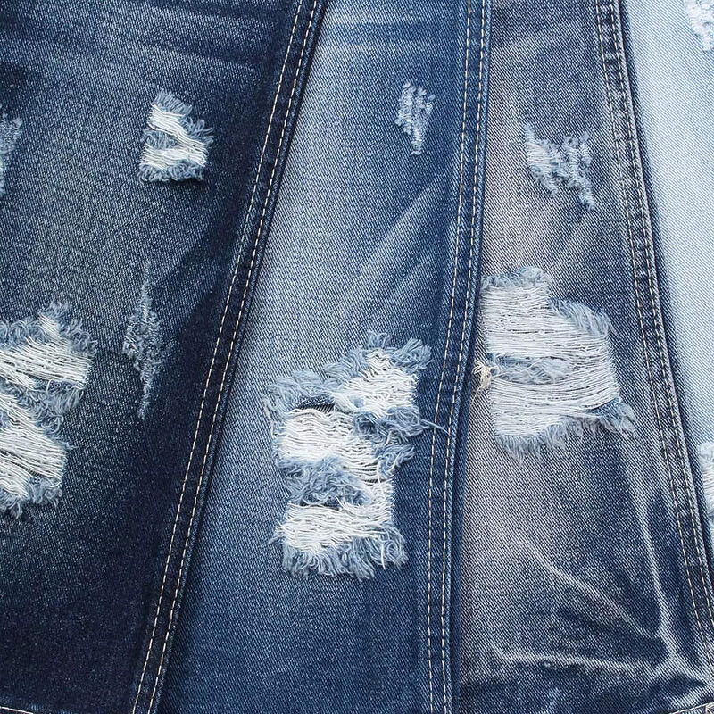 11.5 한 번 비 스판덱스 목화 젠임 직물 70'너비 슈퍼 어두운 파란색 청바지 직물