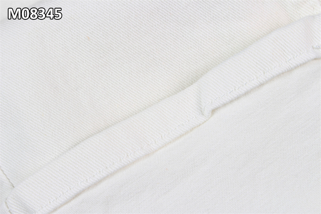9.7OZ 염색을 준비 하얀 젠스 직물 RFD 청바지 직물 냉동 의류 염색