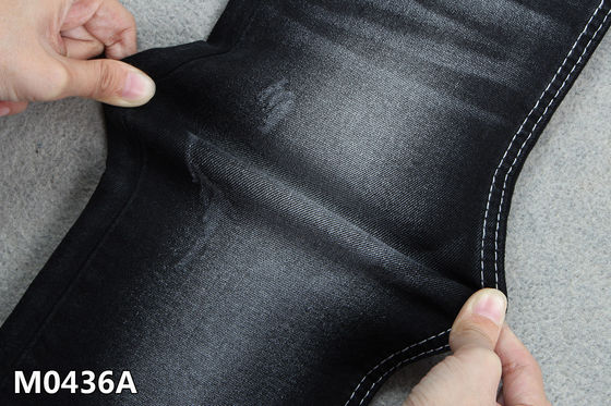 좋은 가격 10.4 항공 회사 코드 데님 직물 흑색 컬러 2% 높은 스판덱스 3/1 오른손 능직 온라인으로