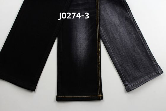 좋은 가격 10 Oz Warp Slub High Stretch Black Backside 직사된 젠스 천 온라인으로