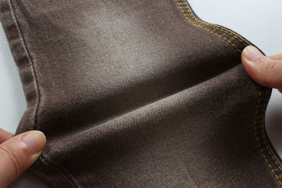 좋은 가격 슈퍼 브라운 스트레치 젠 팩트릭 여자 남자 청바지 낮은 스트레치 경쟁력있는 가격 온라인으로