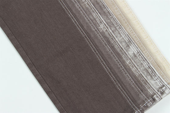 좋은 가격 브라운 컬러 10 한 번 하이 스트레치 슬럽 데니스 직물 온라인으로