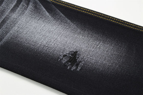 좋은 가격 10.5온스 블랙 젠임 천체 딱딱 100% 면화 검은색과 검은색 뒷면 스타일 청바지 남자 친구 스타일 부드러운 손촉 여자 온라인으로