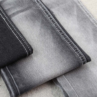 좋은 가격 여성 및 남성용 청바지용 10-11온스 블랙/화이트 데님 원단 온라인으로