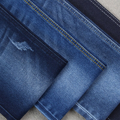 좋은 가격 남성용 청바지용 핫셀 10.5 온스 면 폴리에스터 스판 데님 원단 온라인으로