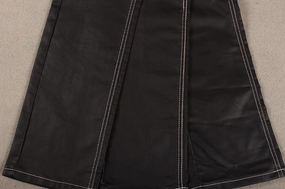 좋은 가격 8.5 온스 브로컨 트윌 데님 직물 물질 코팅 표면 특별한 마감 온라인으로