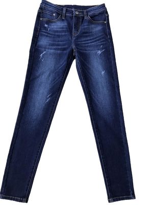 좋은 가격 날실 매듭 면화 폴리에스테르 데님 직물 온라인으로